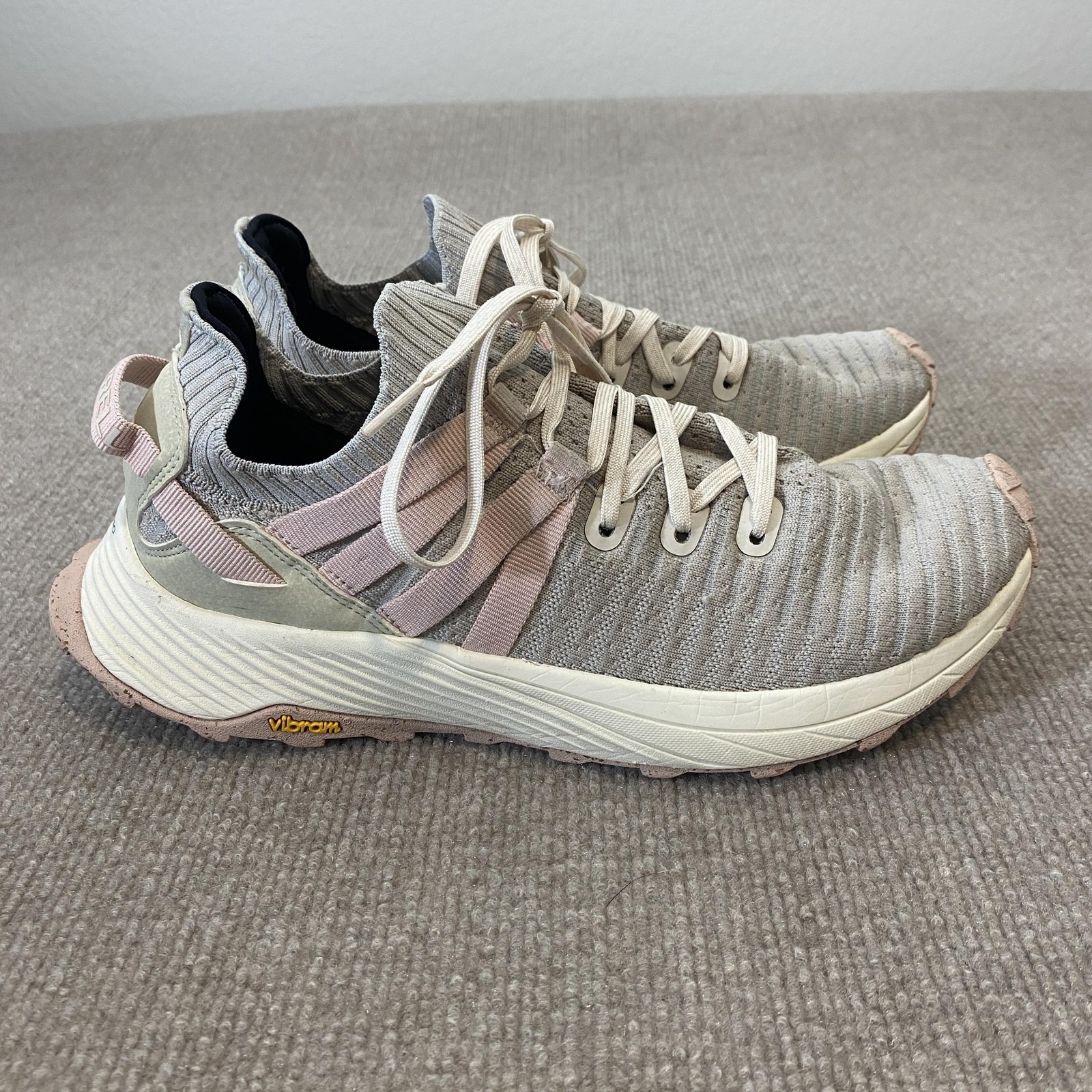 Merrell Shoes Womens Size 10 Gray Knit Vibram Floatpro Trail Sneakers J067282